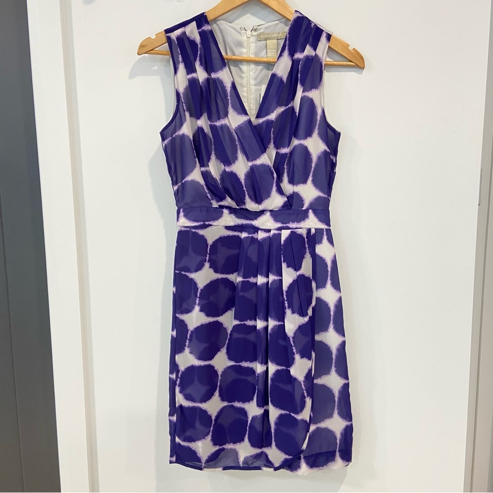 Banana Republic NWT sheath dress flowy lightweight wrap V neckline sleeveless 0 - Picture 9 of 13